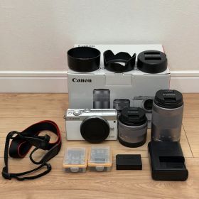 Canon EOS m100 ミラーレス一眼 本体 ダブルズームキット