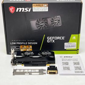 MSI GeForce GTX 1650 4GT LP グラフィックスボード VD6989 No3271