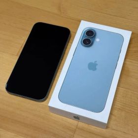 【美品】Apple iPhone 16 ティール 256GB