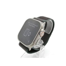 【中古】Apple Apple Watch Ultra2 49mm Cellular チタニウムケース/ブルー/ブラックトレイルループ(M/L) MRF63J/A【ECセンター】保証期間１ヶ月【ランクA】