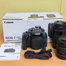 CANON EOS Kiss X9i ダブルズームキット デジタル一眼カメラ 中古品