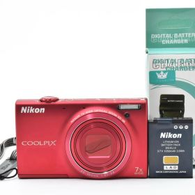 Nikon ニコン COOLPIX S6100 レッド /3068 動作OK 返金保証
