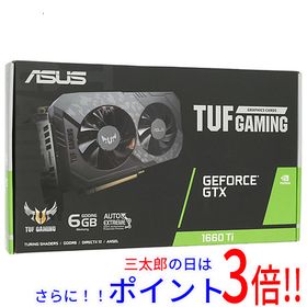 【中古】送料無料 ASUSグラボ TUF-GTX1660TI-6G-EVO-GAMING PCIExp 6GB 元箱あり GeForce GTX 1660 Ti 6 GB PCI-Express 補助電源有