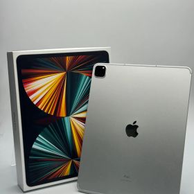 【箱付き中古A】iPad Pro 12.9-inch 第5世代 256GB シルバー wifi+Cellular バッテリー【92%】 SIMフリー 白ロム