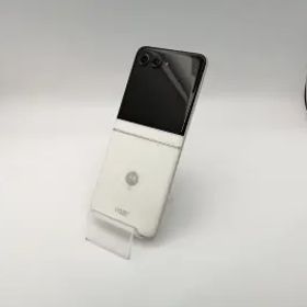【中古】MOTOROLA docomo 【SIMフリー】 motorola razr 50d ホワイトマーブル 8GB 256GB M-51E【大阪堂島】保証期間１ヶ月【ランクB】