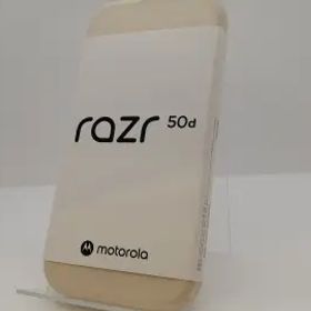 【未使用】MOTOROLA docomo 【SIMフリー】 motorola razr 50d ホワイトマーブル 8GB 256GB M-51E【DS秋葉】保証期間３ヶ月
