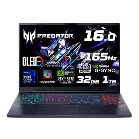 PHN16S-I51-N93Z57 ACER Predator Helios Neo 16S AI Win11Home 16.0型 Ultra9 32GB SSD 1TB Webカメラ BTv5.4 Office無