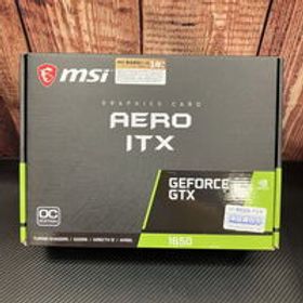中古 MSI GeForce GTX 1650 AERO ITX 4G OC(GTX1650 4G GDR5) 139574 状態： B:良品