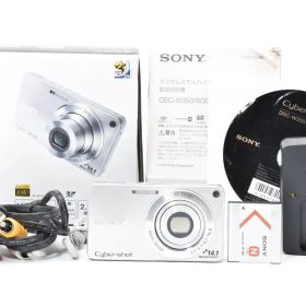SONY ソニー Cyber-shot DSC-W350 シルバー 元箱 /2936 動作OK 返金保証