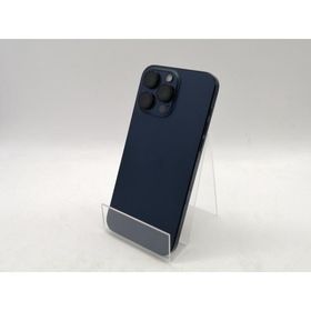 【中古】Apple au 【SIMフリー】 iPhone 15 Pro Max 256GB ブルーチタニウム MU6T3J/A【博多】保証期間１ヶ月【ランクC】