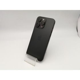 【中古】Apple SoftBank 【SIMフリー】 iPhone 15 Pro Max 256GB ブラックチタニウム MU6P3J/A【大阪堂島】保証期間１ヶ月【ランクB】