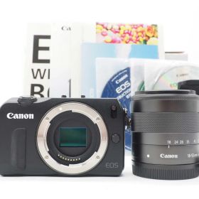 キャノン Canon EOS M Mirrorless Digital Camera Black 18-55mm Lens 元箱 [新品同様] #Z6522A