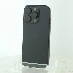 ソフマップ 〔中古品〕 iPhone16 Pro 128GB ブラックチタニウム MYMV3J／A SIMフリー【198】