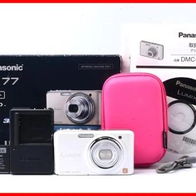 【美品・返品保証】Panasonic LUMIX DMC-FX77 ホワイト