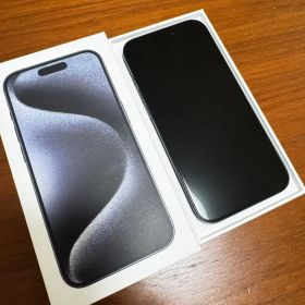 Apple iPhone 15 Pro ブルーチタニウム 本体