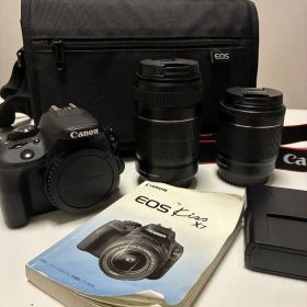 キヤノン EOS Kiss X7 ダブルズームキット 一眼レフ カメラ