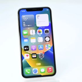 【液晶美品＊バッテリー最大容量 :100％】docomo SIMフリーiPhone X 64GB シルバー