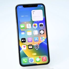 【液晶美品＊バッテリー最大容量100％】Softbank SIMフリーiPhone X 64GB シルバー