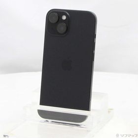 (中古)Apple iPhone15 128GB ブラック MTMH3J/A SIMフリー(198-ud)