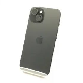 【中古】Apple docomo 【SIMフリー】 iPhone 15 128GB ブラック MTMH3J/A【広島】保証期間１ヶ月【ランクB】