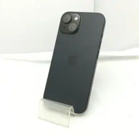 【中古】Apple docomo 【SIMフリー】 iPhone 15 128GB ブラック MTMH3J/A【川崎】保証期間１ヶ月【ランクB】