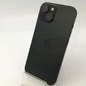 【中古】Apple 国内版 【SIMフリー】 iPhone 15 128GB ブラック MTMH3J/A【大阪堂島】保証期間１ヶ月【ランクB】
