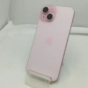 【中古】Apple docomo 【SIMフリー】 iPhone 15 128GB ピンク MTMJ3J/A【川崎】保証期間１ヶ月【ランクB】