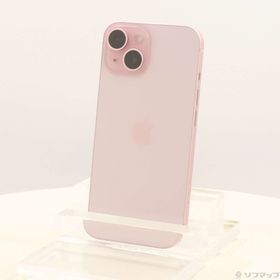 (中古)Apple iPhone15 128GB ピンク MTMJ3J/A SIMフリー(295-ud)