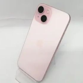 【中古】Apple au 【SIMフリー】 iPhone 15 128GB ピンク MTMJ3J/A【川越クレアモール】保証期間１ヶ月【ランクB】