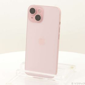 (中古)Apple iPhone15 128GB ピンク MTMJ3J/A SIMフリー(276-ud)