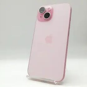 【中古】Apple docomo 【SIMフリー】 iPhone 15 128GB ピンク MTMJ3J/A【吉祥寺】保証期間１ヶ月【ランクC】