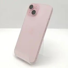 【中古】Apple 国内版 【SIMフリー】 iPhone 15 128GB ピンク MTMJ3J/A【新宿東口】保証期間１ヶ月【ランクC】