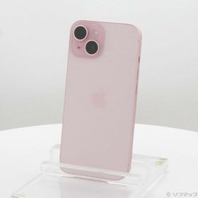(中古)Apple iPhone15 128GB ピンク MTMJ3J/A SIMフリー(276-ud)