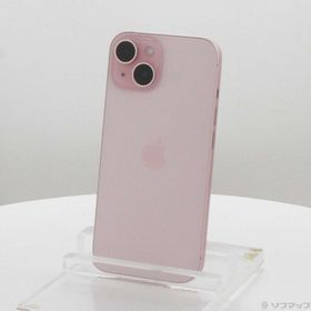 (中古)Apple iPhone15 128GB ピンク MTMJ3J/A SIMフリー(276-ud)