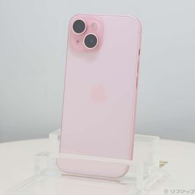 (中古)Apple iPhone15 128GB ピンク MTMJ3J/A SIMフリー(371-ud)