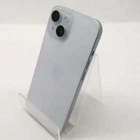 【中古】Apple docomo 【SIMフリー】 iPhone 15 128GB ブルー MTML3J/A【宇田川】保証期間１ヶ月【ランクC】