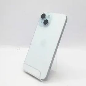 【中古】Apple au 【SIMフリー】 iPhone 15 128GB ブルー MTML3J/A【立川フロム中武】保証期間１ヶ月【ランクB】