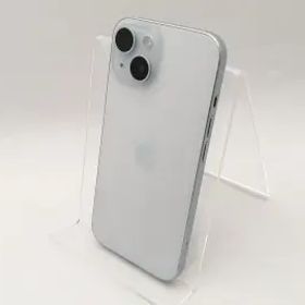 【中古】Apple docomo 【SIMフリー】 iPhone 15 128GB ブルー MTML3J/A【千葉】保証期間１ヶ月【ランクB】