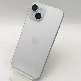 【中古】Apple SoftBank 【SIMフリー】 iPhone 15 128GB ブルー MTML3J/A【OSU301】保証期間１ヶ月【ランクA】