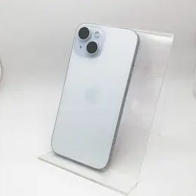 【中古】Apple docomo 【SIMフリー】 iPhone 15 128GB ブルー MTML3J/A【秋葉3号】保証期間１ヶ月【ランクA】
