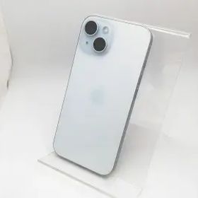 【中古】Apple docomo 【SIMフリー】 iPhone 15 128GB ブルー MTML3J/A【秋葉3号】保証期間１ヶ月【ランクA】
