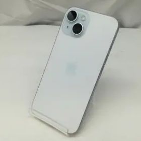 【中古】Apple au 【SIMフリー】 iPhone 15 128GB ブルー MTML3J/A【札幌】保証期間１ヶ月【ランクB】