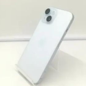 【中古】Apple 国内版 【SIMフリー】 iPhone 15 128GB ブルー MTML3J/A【札幌】保証期間１ヶ月【ランクB】
