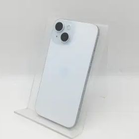 【中古】Apple docomo 【SIMフリー】 iPhone 15 128GB ブルー MTML3J/A【中野】保証期間１ヶ月【ランクB】