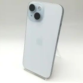【中古】Apple docomo 【SIMフリー】 iPhone 15 128GB ブルー MTML3J/A【吉祥寺】保証期間１ヶ月【ランクA】