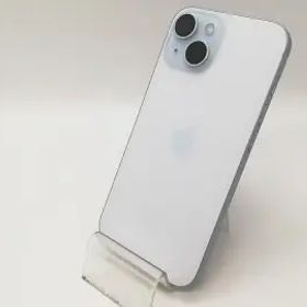 【中古】Apple docomo 【SIMフリー】 iPhone 15 128GB ブルー MTML3J/A【アリオ倉敷】保証期間１ヶ月【ランクA】