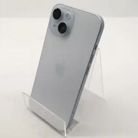 【中古】Apple docomo 【SIMフリー】 iPhone 15 128GB ブルー MTML3J/A【宇田川】保証期間１ヶ月【ランクB】