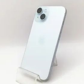 【中古】Apple 国内版 【SIMフリー】 iPhone 15 128GB ブルー MTML3J/A【津田沼】保証期間１ヶ月【ランクA】