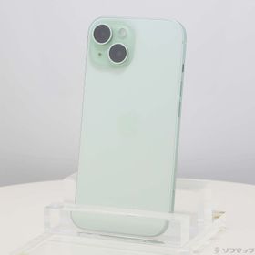(中古)Apple iPhone15 128GB グリーン MTMM3J/A SIMフリー(269-ud)