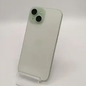 【中古】Apple docomo 【SIMフリー】 iPhone 15 128GB グリーン MTMM3J/A【吉祥寺】保証期間１ヶ月【ランクA】